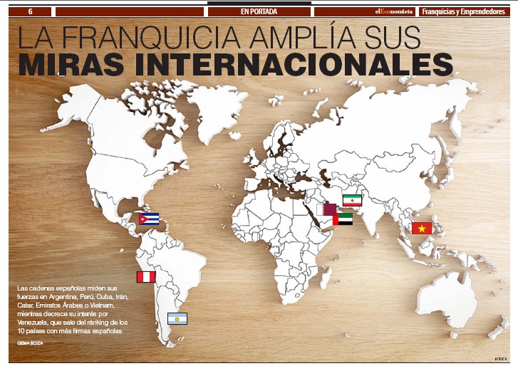 ¿Cuáles son los nuevos mercados para la franquicia española?